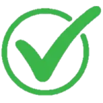 Confirmation OK Icon – Ecotrado Green OK icon for confirmation and validation on Ecotrado platform